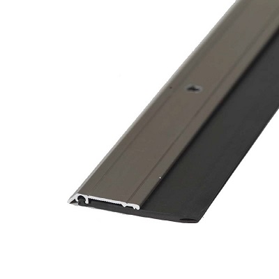 36" Heavy Duty Door Sweep Vinyl Seal Nickel