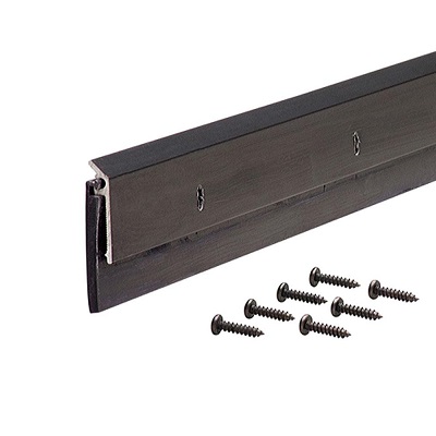 36" Heavy Duty Door Sweep Rubber Seal Bronze