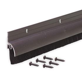 36" Door Sweep Dripcap Vinyl Bronze