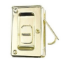 Pocket Door Privacy Bright Brass