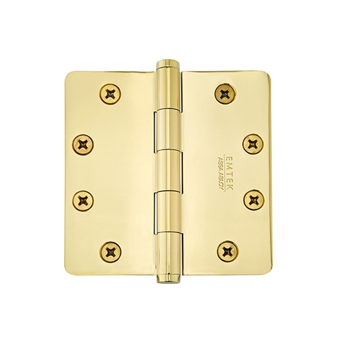 Emtek Hinge 4"X4" Polished Brass
