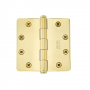 Emtek Hinge 4"X4"X1/4" Polished Brass