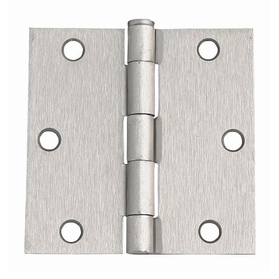 Hinge Square Satin Nickel 3.5"