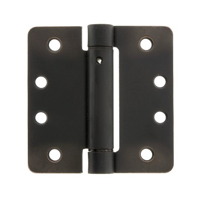 Spring Hinge 1/4 Radius Bronze 4"