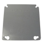 PVC 4" Square Blank Cover