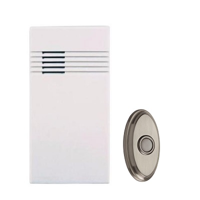 Battery Doorbell Kit 100' Nickle