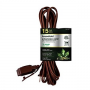16/2 Extension Cord Tap Brown 15'