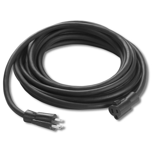 16/3 Extension Cord Black 15'