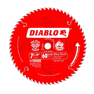 Diablo 7-1/4" 60T Carbide Blade