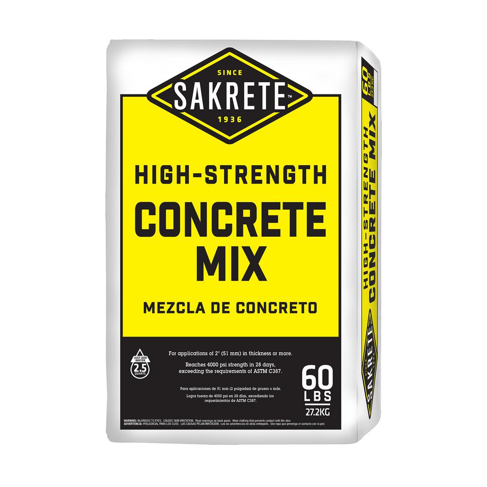 Sakrete High-Strength Concrete Mix 60lb