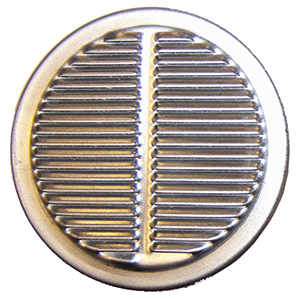3" Aluminum Round Louvered Vulcan Vent