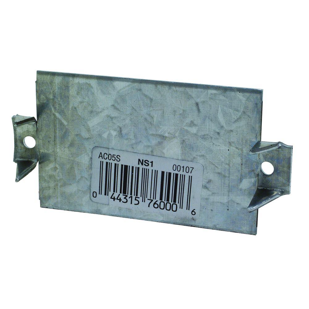 1-1/2" x 3" 16-Gauge Nail Stopper Plate