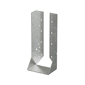 HUC Galvanized Face-Mount Concealed-Flange Joist Hanger for 4x10