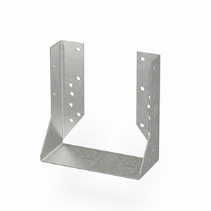 HUC Galvanized Face-Mount Concealed-Flange Joist Hanger for 6x8