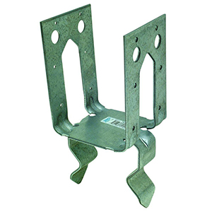 PB ZMAX Galvanized Non-Standoff Post Base for 4x4