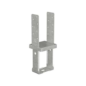CBSQ Hot-Dip Galvanized Standoff Column Base for 4x6 with SDS Screws