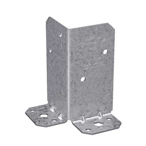 RPBZ ZMAX Galvanized Retrofit Post Base for Double 2x4