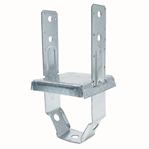 PBS Galvanized Standoff Post Base for 6x6