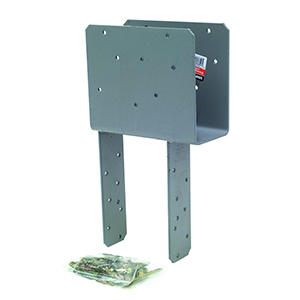 ECCQ End Column Cap for 5-1/4x Beam, 6x Post, with Strong-Drive SDS Screws