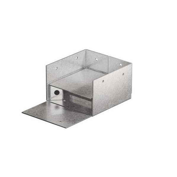 ABW ZMAX Galvanized Adjustable Standoff Post Base for 4x4