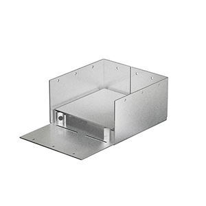 ABW ZMAX Galvanized Adjustable Standoff Post Base for 6x6