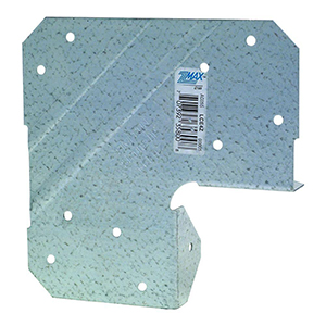 LCE ZMAX Galvanized End Post Cap for 4x