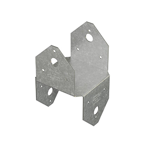 18-Gauge ZMAX Galvanized Post Cap/Base for 4x