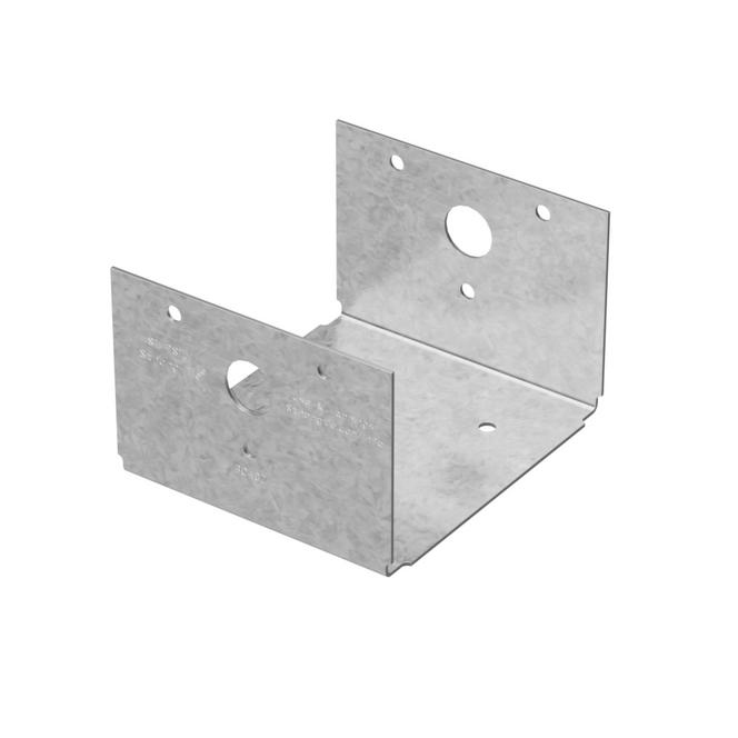 ZMAX Galvanized Half Post Base for 4x