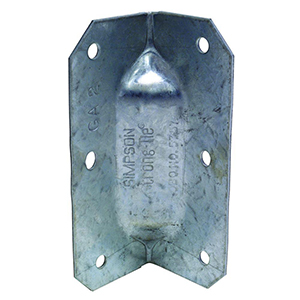 GA 3-1/4 in. 18-Gauge Galvanized Gusset Angle