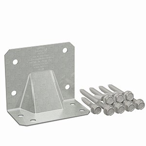 HGA Galvanized Hurricane Gusset Angle with SDS Screws
