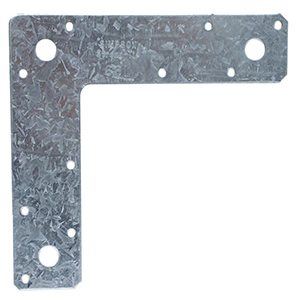 6" x 6" 14-Gauge Galvanized L Strap