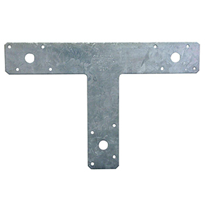 12" x 8" 14-Gauge Galvanized T Strap