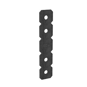 OS 12" x 12" Black Powder-Coated Ornamental Strap