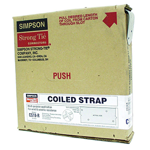 CS 25 ft. 18-Gauge Galvanized Coiled Strap