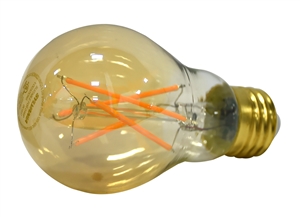 SYL LED A19 BULB DM AMBER 6.5W