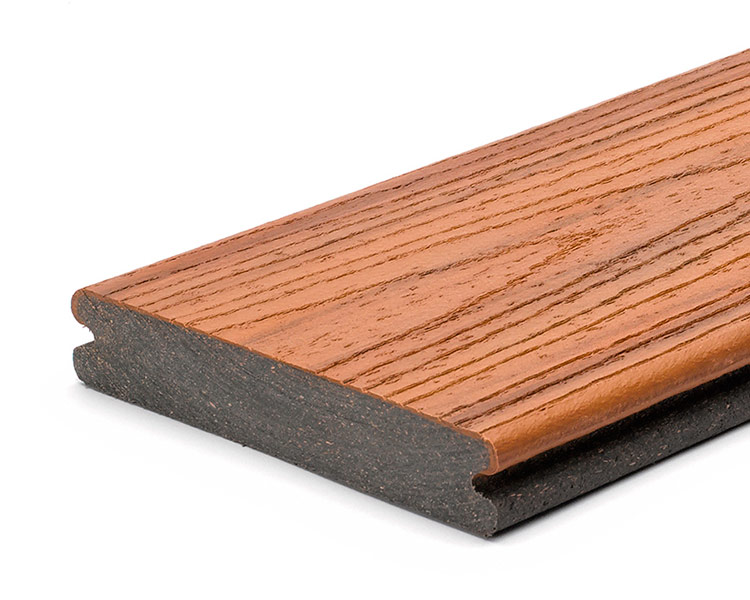 1" x 5-1/2" Trex Transcend Grooved Edge Composite Decking Tiki Torch