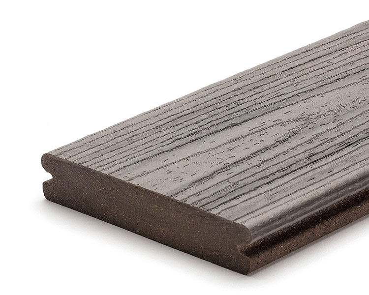 1" x 5-1/2" Trex Transcend Grooved Edge Composite Decking Island Mist