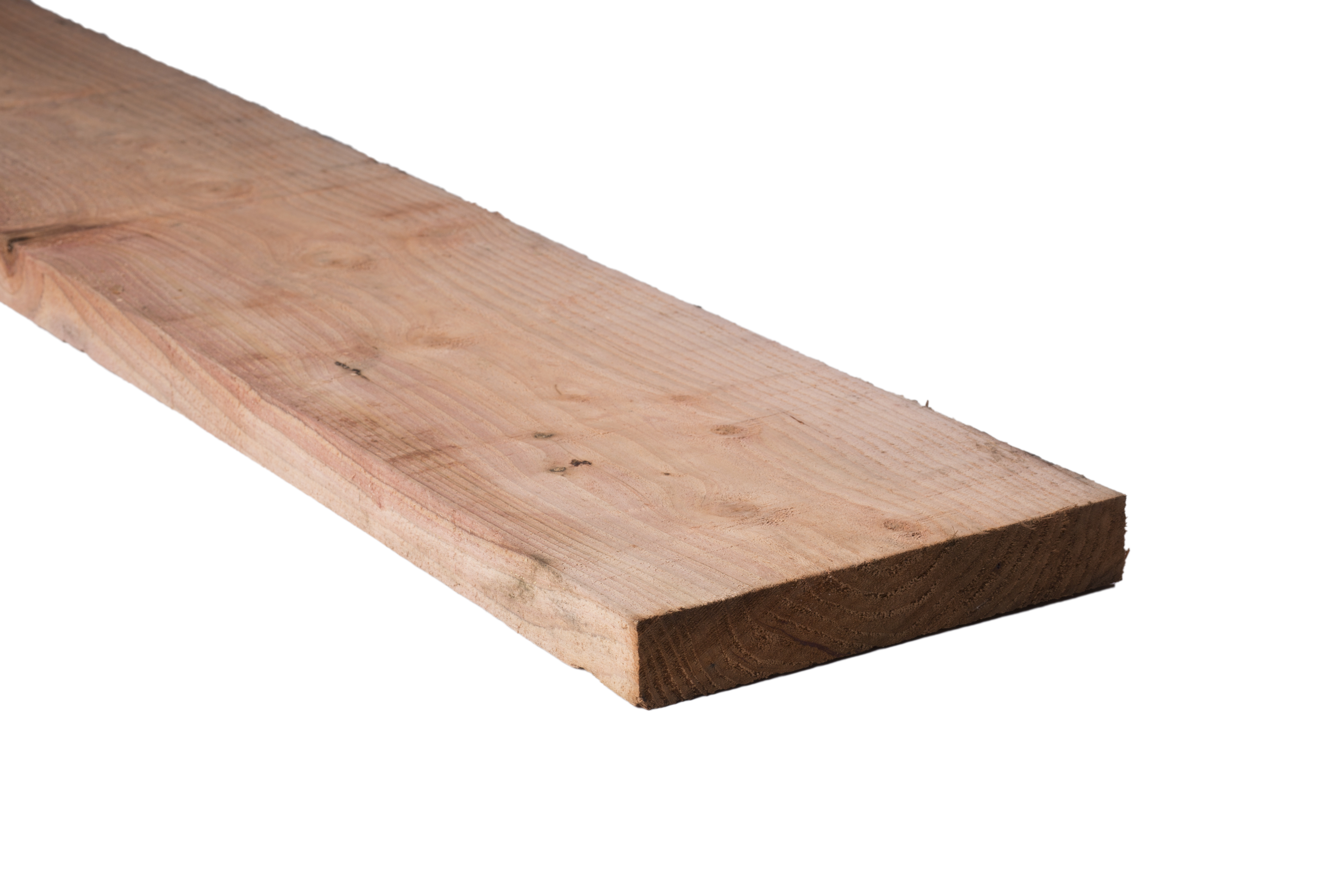 2" x 12" Construction Heart Rough Redwood