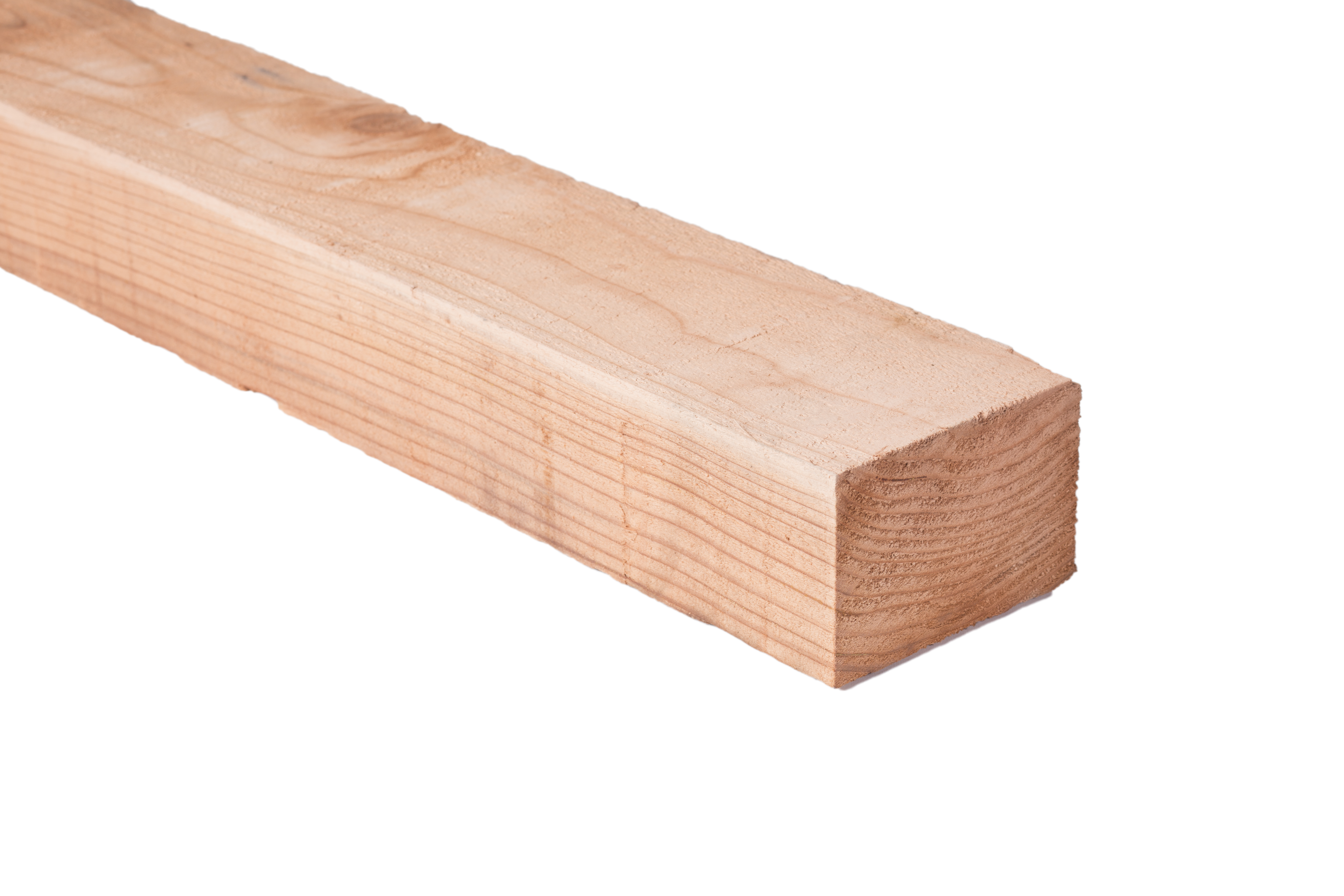 4" x 4" Construction Heart Rough Redwood