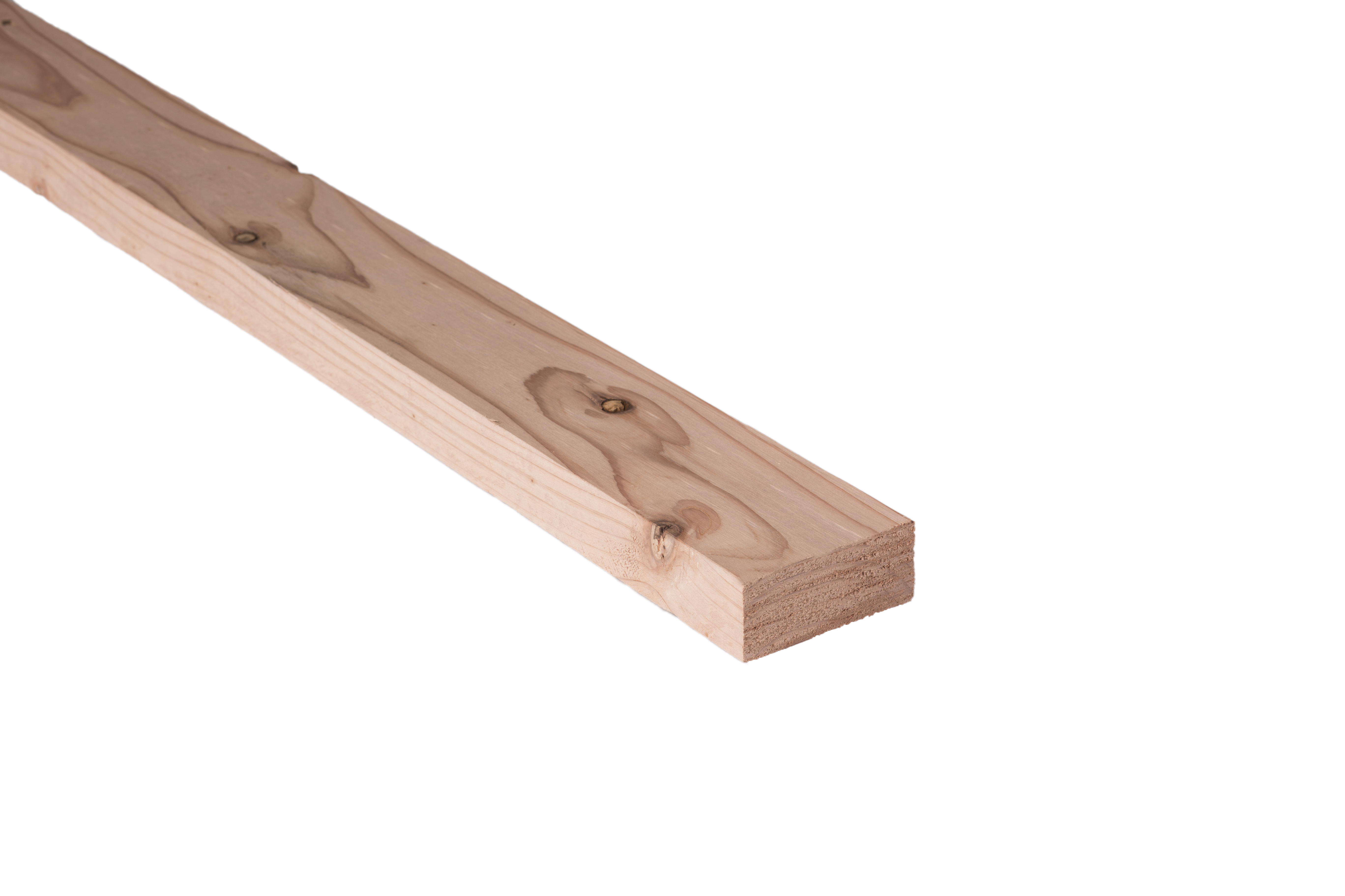 2" x 4" Construction Heart Redwood S4S