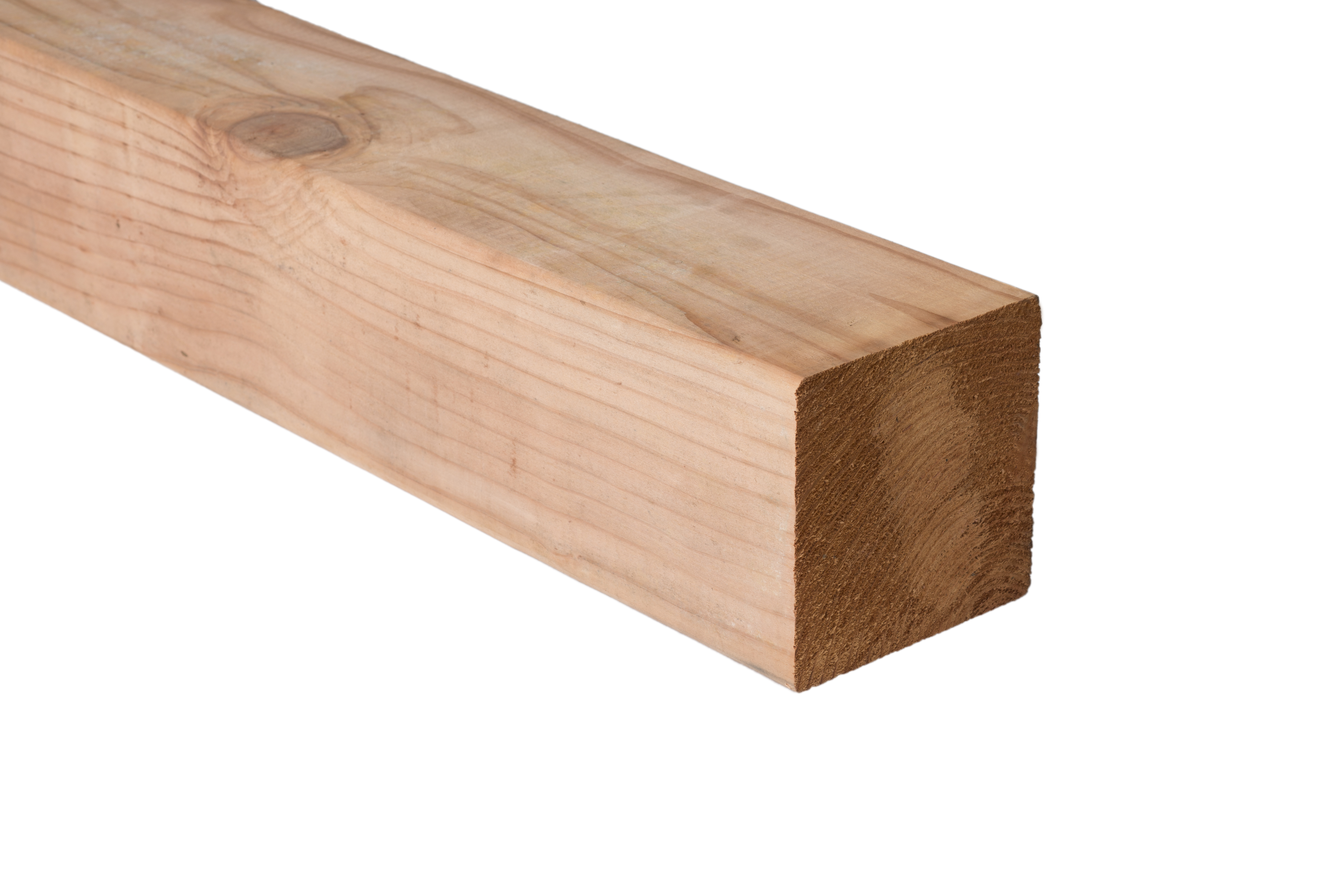 6" x 6" Construction Heart Redwood S4S