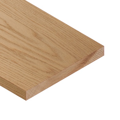 1" x 8" Red Oak Hardwood S4S