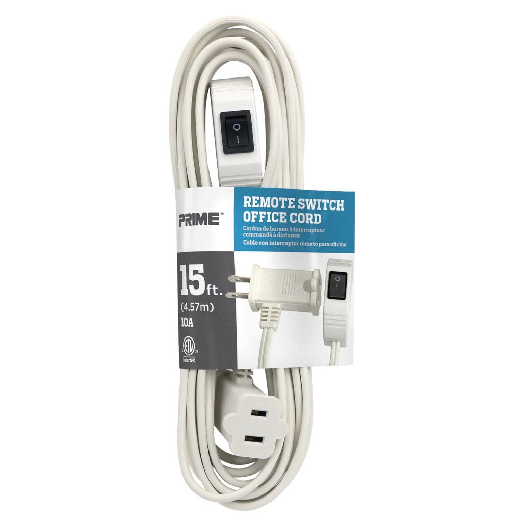 16/2 SPT EXT CORD W/SWITCH 15'