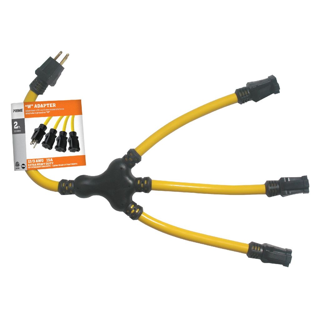 12/3 U GROUND W ADAPTER 2'