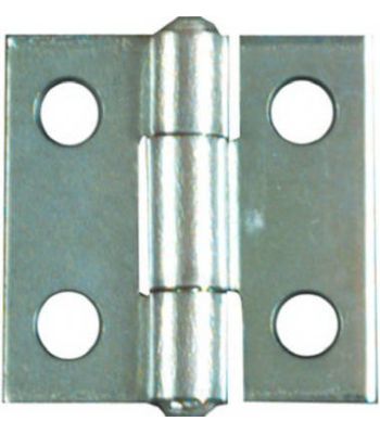 HINGE SC NARROW TP ZINC 1" PK2
