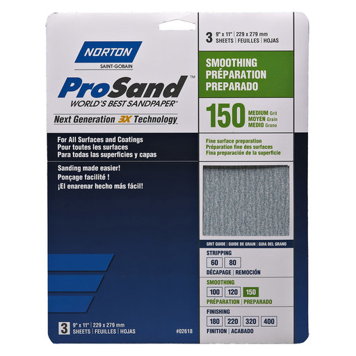 PROSAND SANDPAPER HP 150 PK3