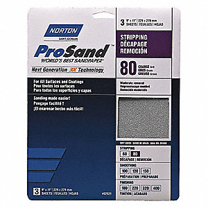 PROSAND SANDPAPER HP 80 PK3