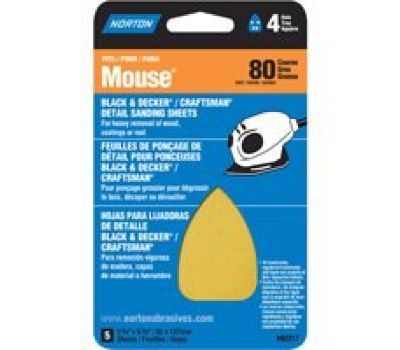 B&D 3X7 MOUSE SANDPAPER 80 PK5