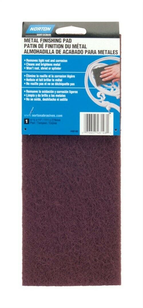 METAL FINISHING PAD 4-3/8X11"