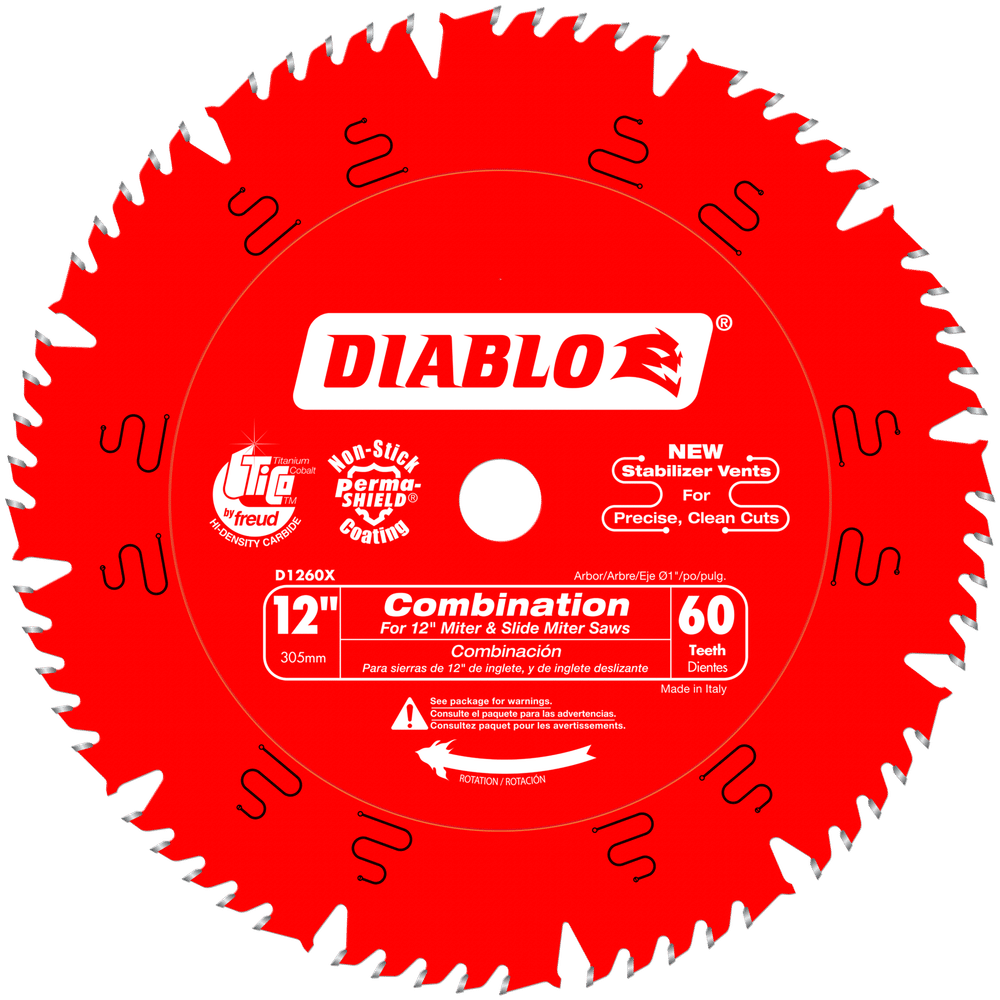 DIABLO 12" X 60T COMBO